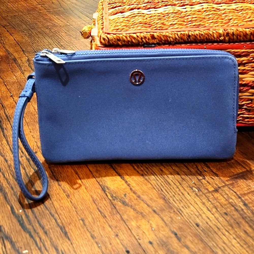lululemon athletica Navy Blue Wristlet Clutch